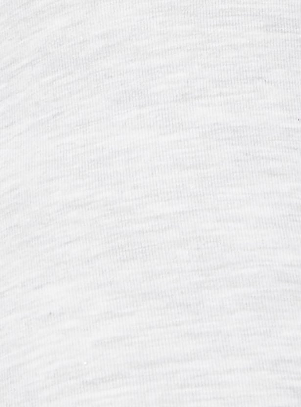 Girls Solid Ankle-Length Elasticated Leggings