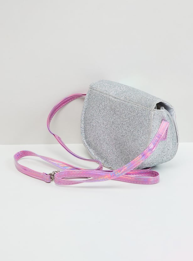 Girls Shimmery Sling Bag