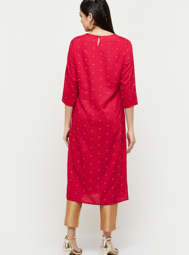Women Printed Straight Kurta