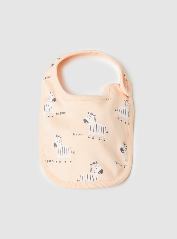 Boys Printed Bib- Pack of 2