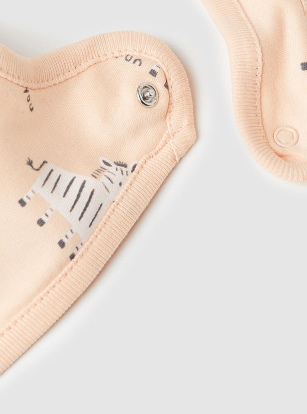 Boys Printed Bib- Pack of 2