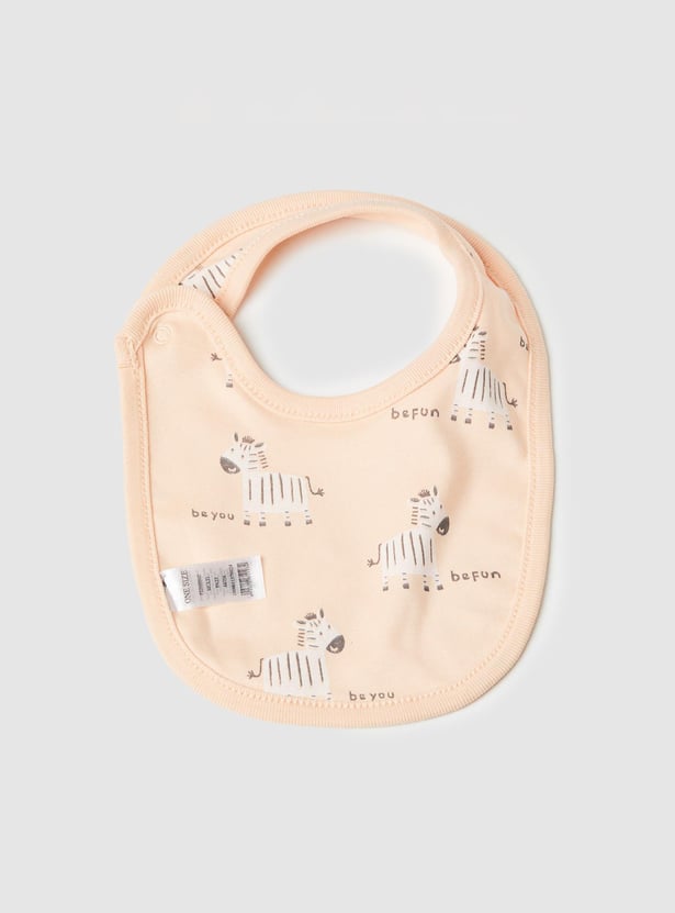 Boys Printed Bib- Pack of 2