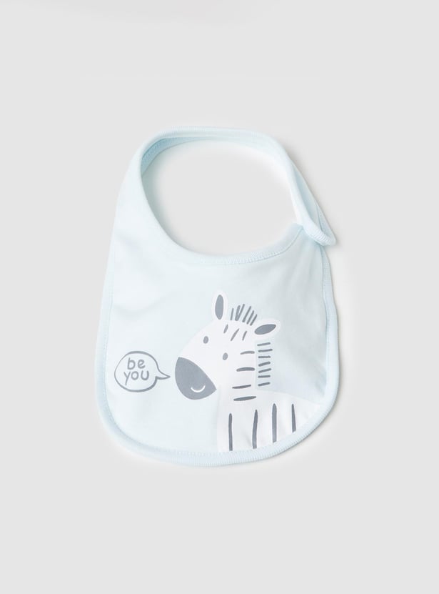 Boys Printed Bib- Pack of 2