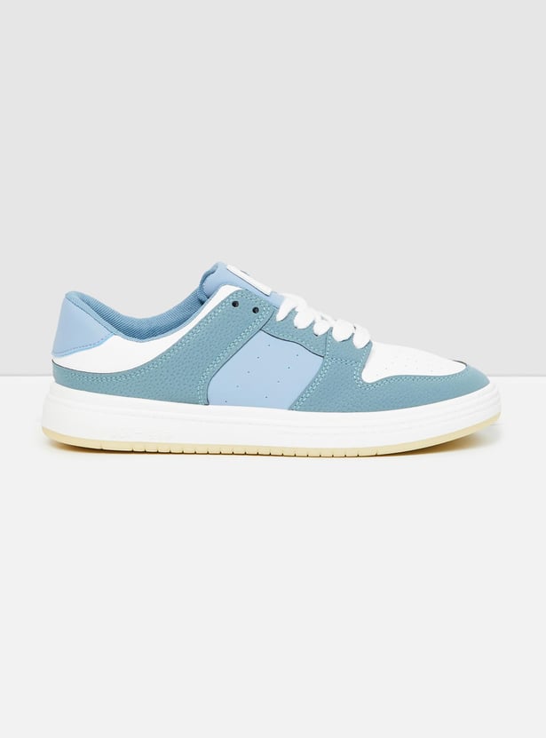Women Colourblocked Lace-Up Casual Shoes