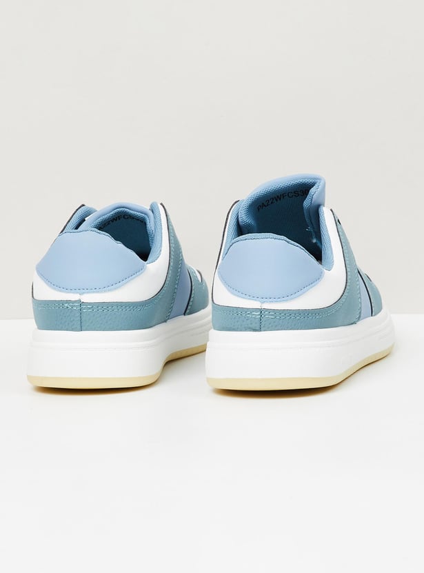 Women Colourblocked Lace-Up Casual Shoes