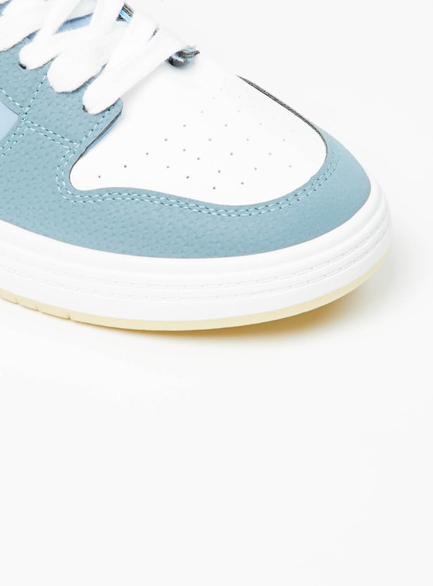 Women Colourblocked Lace-Up Casual Shoes