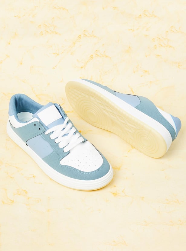 Women Colourblocked Lace-Up Casual Shoes