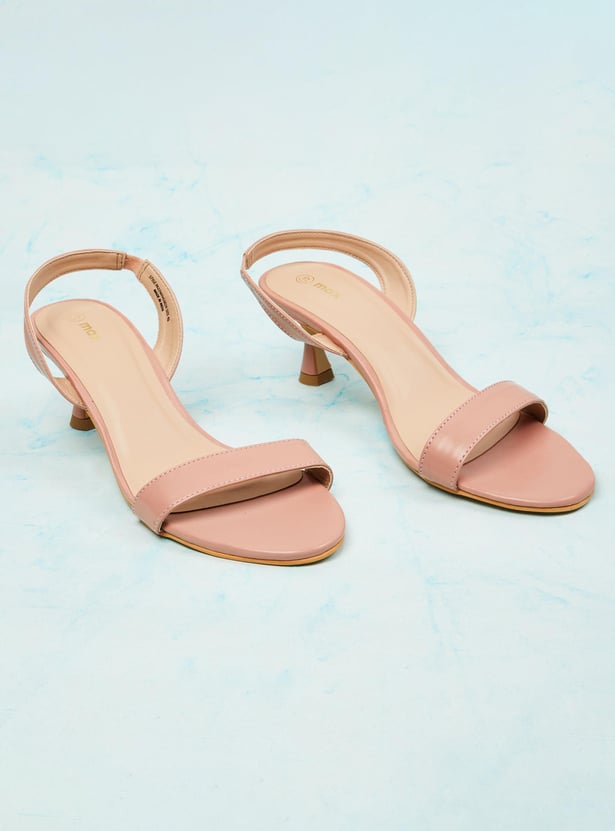 Women Solid Kitten Heels