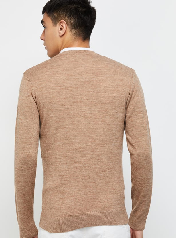 Men Light Weight V-Neck Sweater