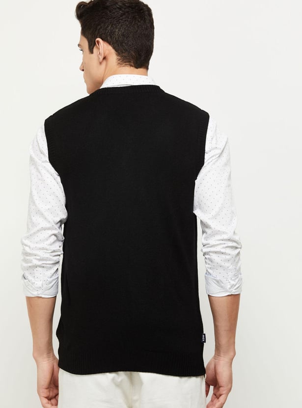 Men Reversible Sweater Vest