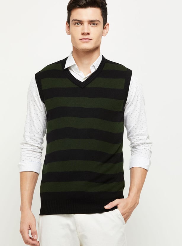 Men Reversible Sweater Vest