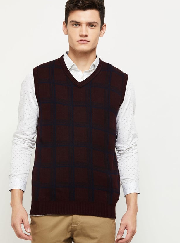 Men Reversible Sweater Vest
