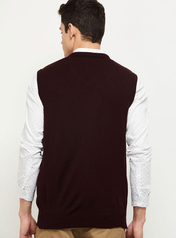 Men Reversible Sweater Vest
