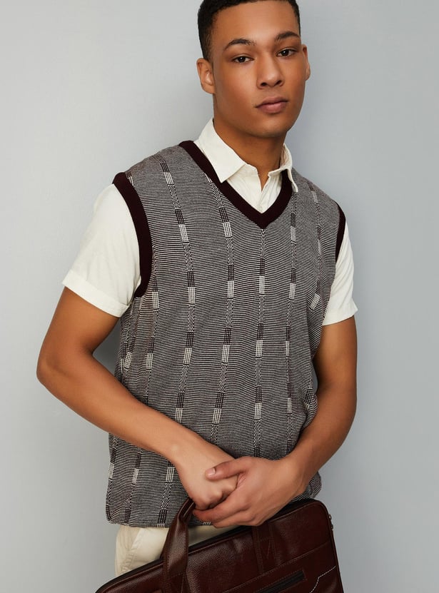 Men Reversible Sweater Vest