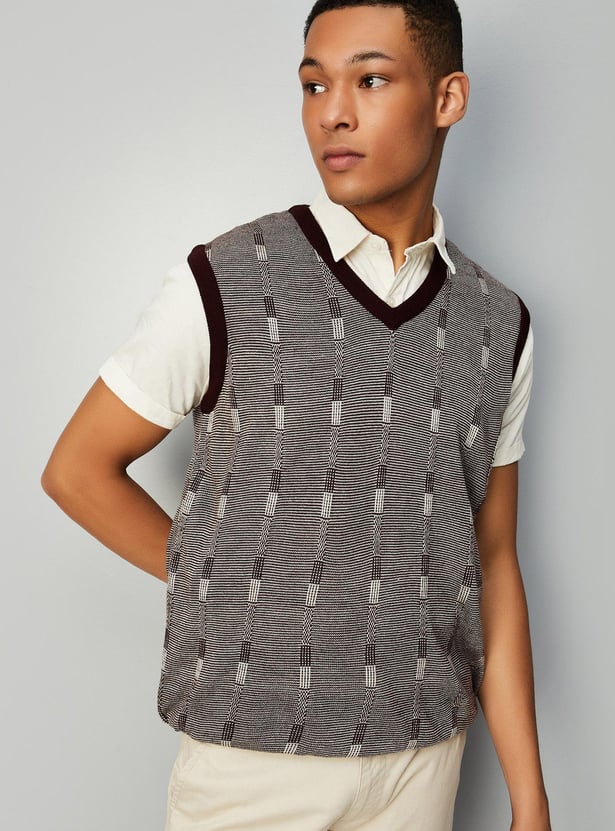 Men Reversible Sweater Vest