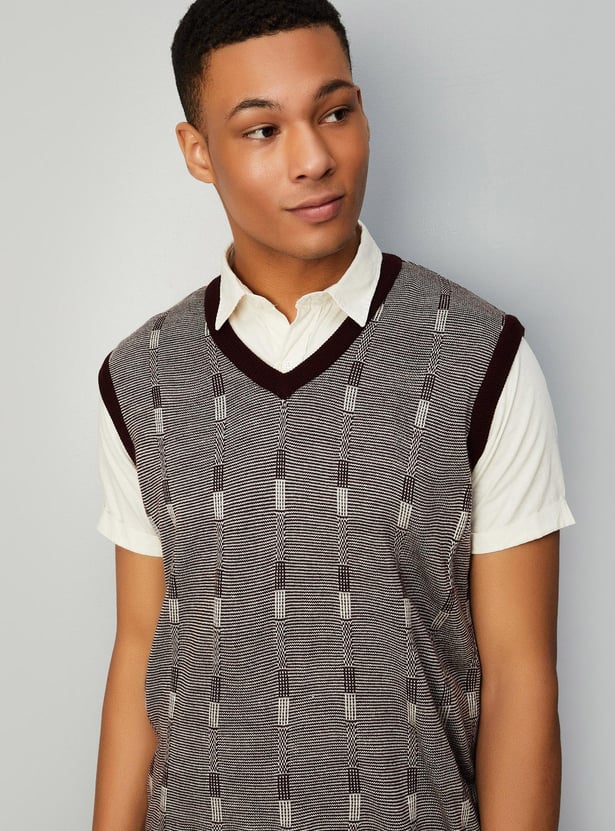 Men Reversible Sweater Vest