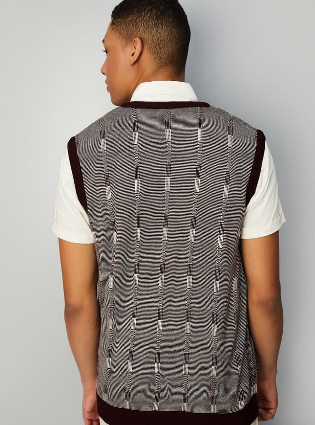 Men Reversible Sweater Vest