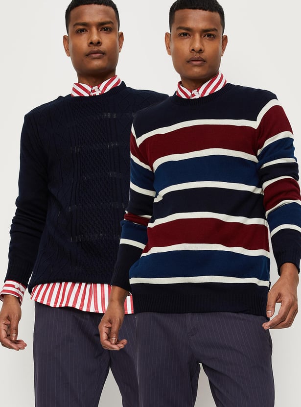 Men Medium Reversible Sweater