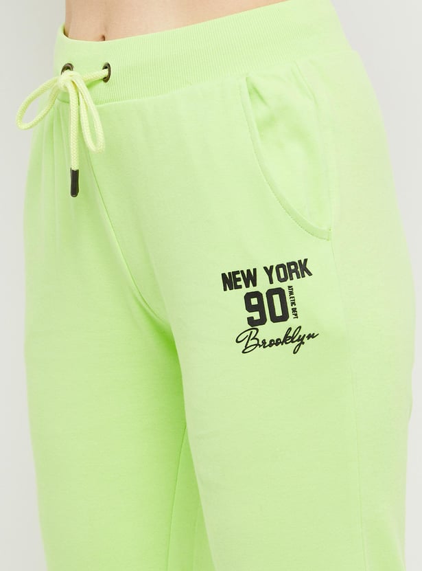 Women Solid Elasticated Joggers