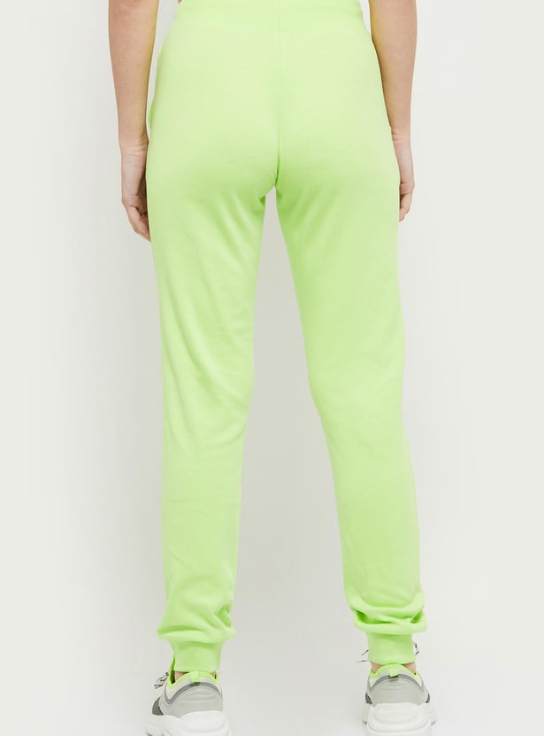 Women Solid Elasticated Joggers