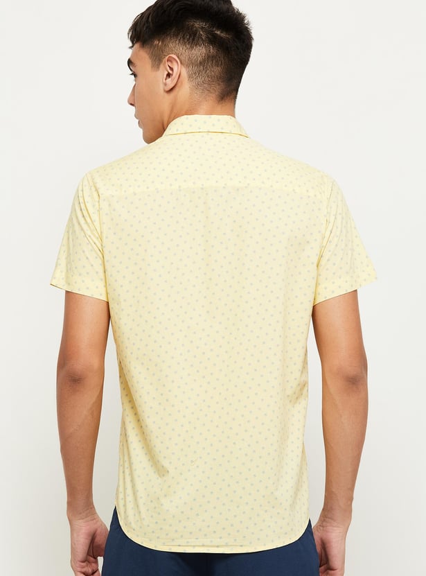 Men Printed Half Sleeves Regular Fit Casual Shirt