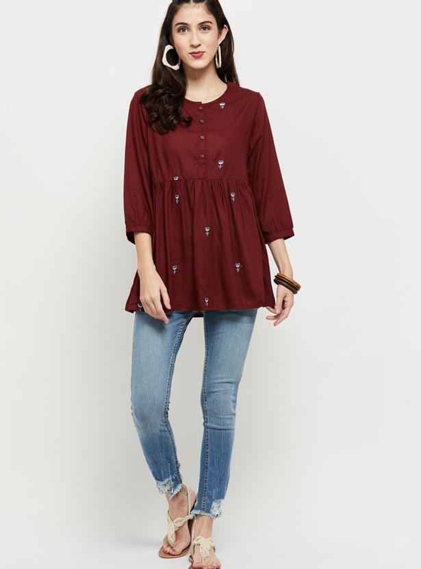 Women Embroidered Tunic