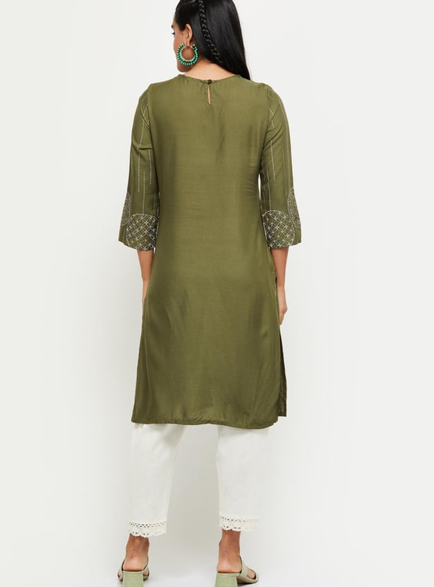 Women Printed Straight Kurta