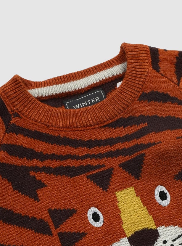 Boys Applique Detail Sweater