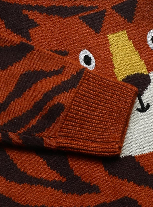 Boys Applique Detail Sweater