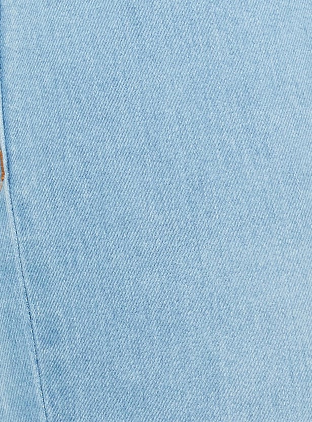 Women Washed Elasticated Jeggings