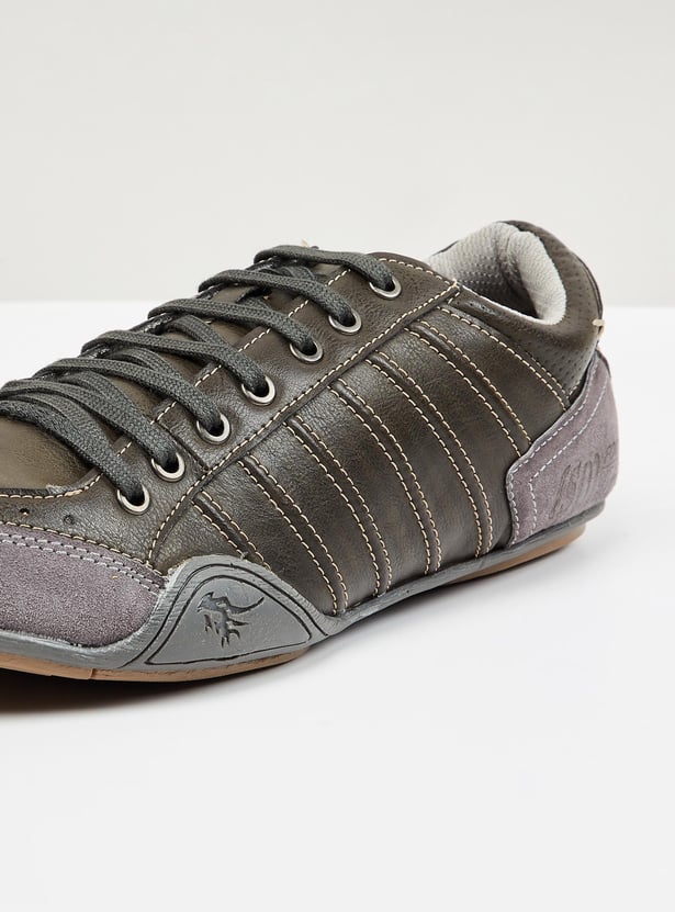 Men Solid Lace-Up Shoes