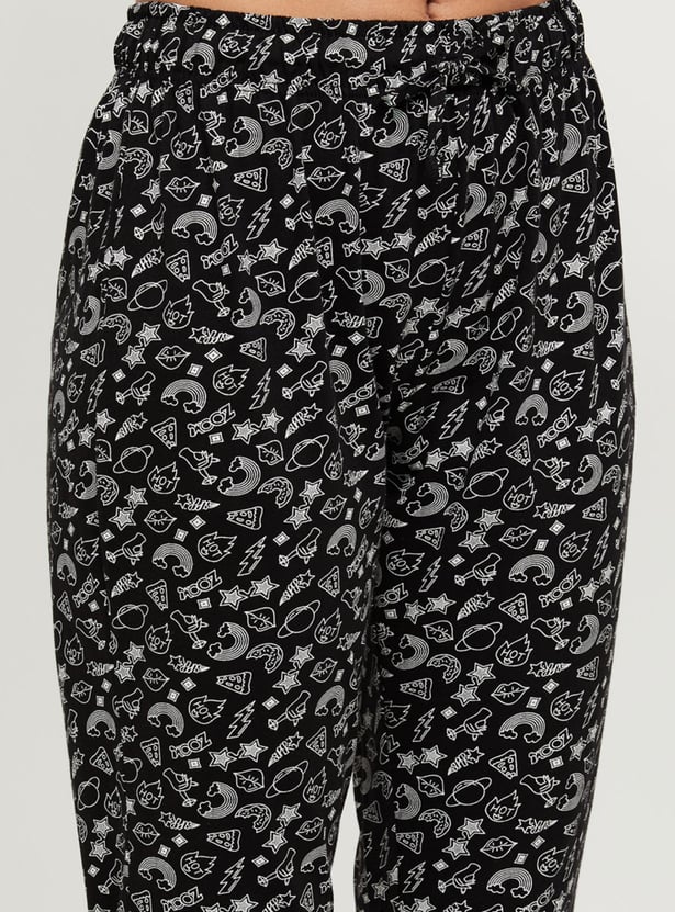 Women Printed Lounge Capris