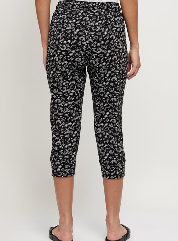 Women Printed Lounge Capris