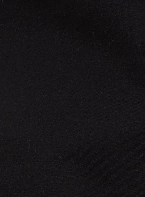 Men Solid Slim Fit Pullover Sweatshirt