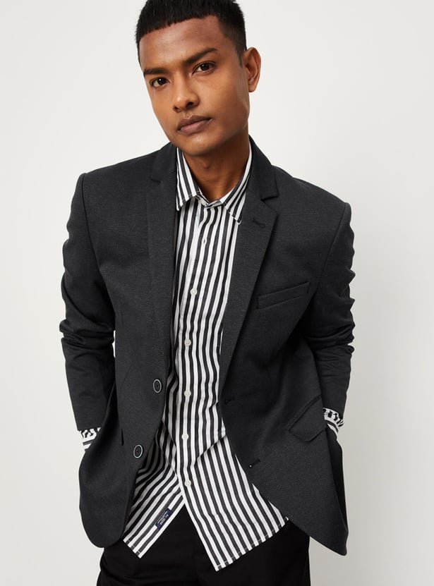 Men Classic Striped Blazer