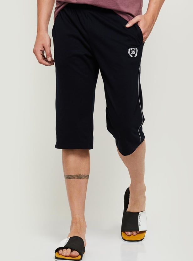 MAX Men Solid Elasticated Shorts