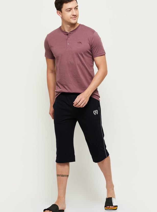 MAX Men Solid Elasticated Shorts