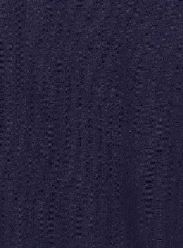 Women Solid Notch Neck Straight Kurta 