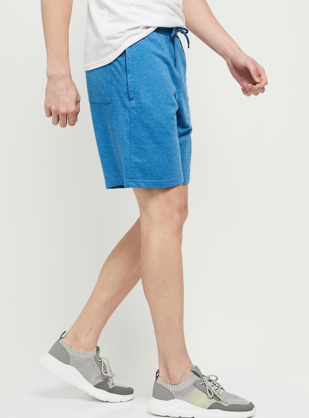 Men Printed Elasticated Sports Shorts