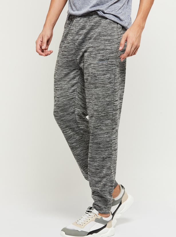 Men Textured Elasticated Joggers