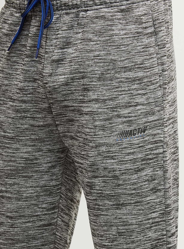 Men Textured Elasticated Joggers