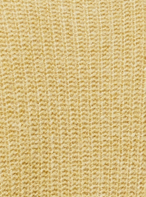 Women Textured Knit V-neck Cardigan