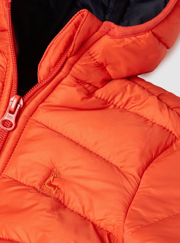 Boys Quilted Hooded Puffer Jacket