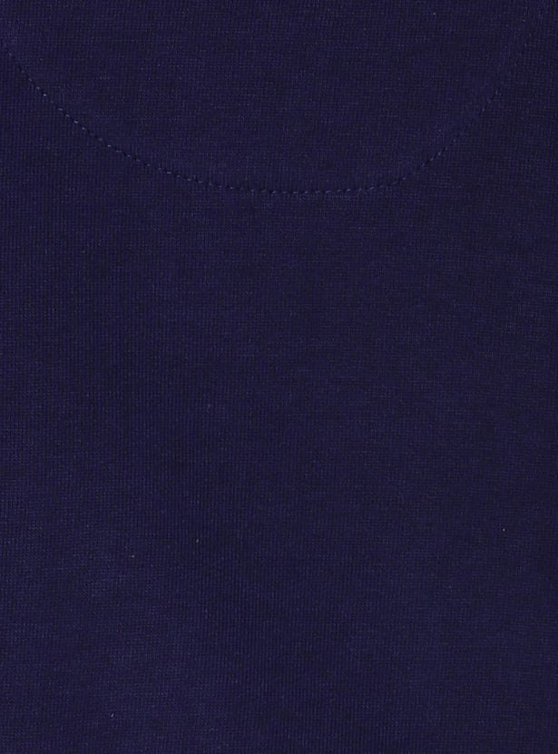 Girls Embellished Round Neck Sweatshirt