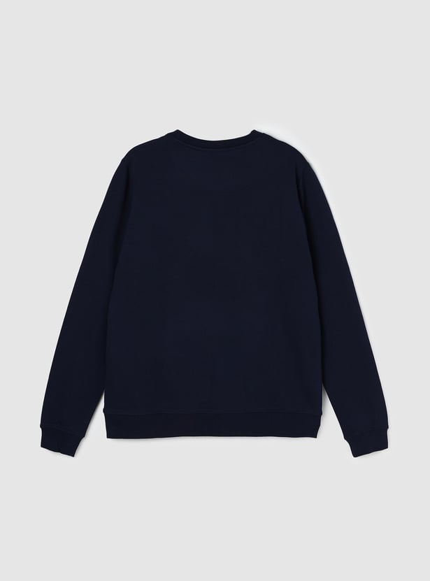 Boys Embellished Pullover Light Sweatshirt