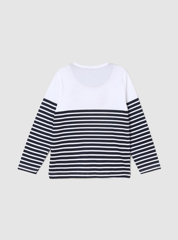 Boys Graphic Printed Crew Neck T-shirt