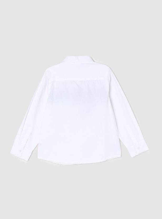 Boys Striped Casual Shirt with Full Sleeves