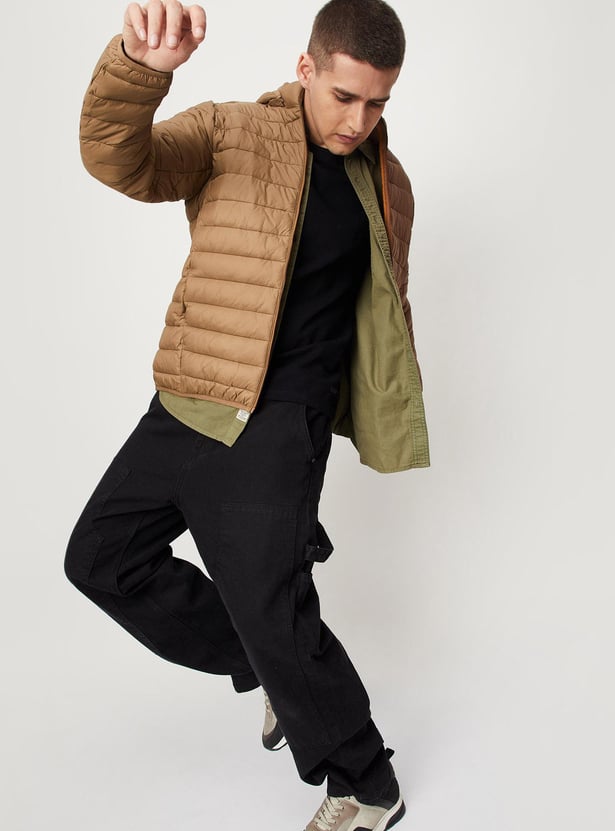 Men Quilted Packable Puffer Jacket