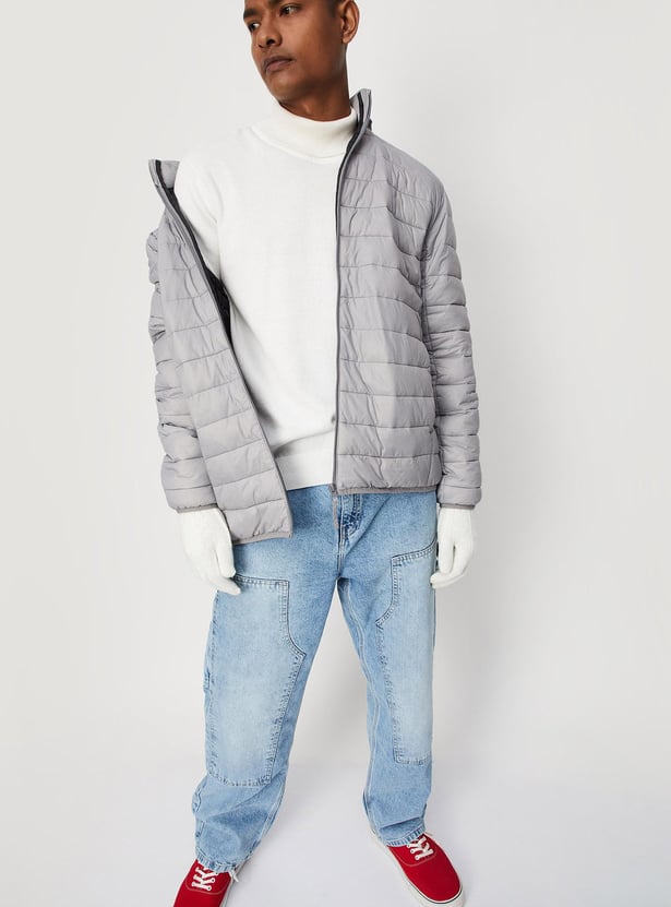 Men Quilted Packable Puffer Jacket