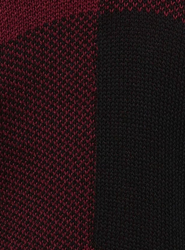 Women Checked Anti-Fit Shrug